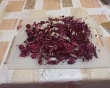 A picture of step 1 of Savory Tart with Radicchio, Gorgonzola, and Ham.
