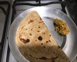 A picture of step 5 of Jain Thecha.