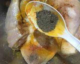 A picture of step 4 of Chicken Tangdi Masala.