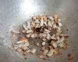 A picture of step 3 of Black sesame seeds thuvaiyal.