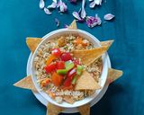 A picture of step 4 of Veggie Doritos Rice Bowl.