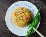 Hình bước làm 5 của món Cơm hấp lá dứa cốt dừa