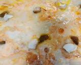 A picture of step 5 of Mango Malai Cream cake (Modernist kunafeh).