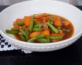 Foto langkah ke 5 dari resep Tumis buncis dan teman2 nya ca sapi.
