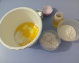 Foto langkah ke 1 dari resep Bolu kelapa 2 telur.