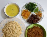 A picture of step 1 of Beef khousay.