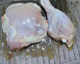 A picture of step 1 of Chicken Tagine with Peas and Fennel.