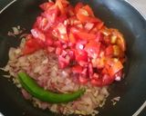 A picture of step 2 of Sev tamater ki sabji.