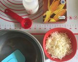 Foto langkah ke 7 dari resep Korean Garlic Cheese Bread (Homemade Cream Cheese) Oven Tangkring - Ekonomis & Anti Gagal.