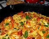 Frittata z kurkami krok przepisu 2 zdjęcie