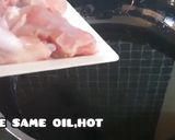 A picture of step 3 of Chicken Quorma.