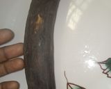 A picture of step 1 of Plantain puff puff.