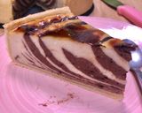 Une image de l'étape 10 de Recette Flan zébré chocolat - vanille.