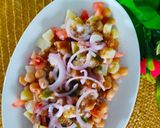 A picture of step 6 of Alo chana chat.