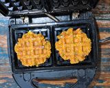 A picture of step 8 of Quinoa Waffle Bites.