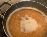 A picture of step 1 of Coconut Curried Lentils.
