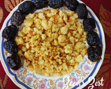 A picture of step 3 of Split Milk Kalakand with Ajwa Dates.
