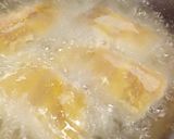 A picture of step 3 of Deep fried bacon wrapped cod.