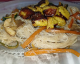 Foto del paso 5 de la receta: Nido de fideos de arroz acompañado 😉😉😉😉