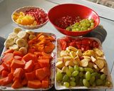 A picture of step 1 of Mix fruit jem.