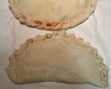 Vegán calzone recept fázis 7 fotója