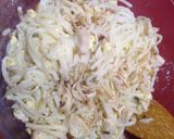 Foto del paso 8 de la receta: Tallarines con salsa de pollo y ajo