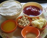 A picture of step 1 of Strawberry PuranPoli.