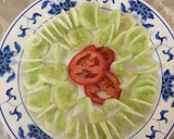 A picture of step 3 of Cucumber salad.