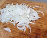Foto del paso 1 de la receta Bacalao con cebolla caramelizada al horno