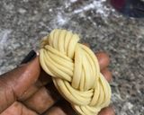 A picture of step 6 of Braided Dublan.