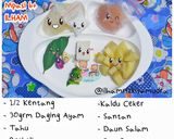 Foto langkah ke 2 dari resep Bubur Kentang Ayam Brokoli.