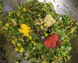 A picture of step 4 of Methi mix sabji.