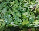 A picture of step 6 of Hara Dhania Aloo.