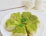 Foto langkah ke 11 dari resep Matcha Mochi Cheesecake.