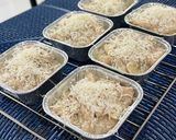 Foto langkah ke 3 dari resep Banana Egg Pudding.