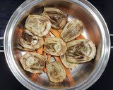 Foto del paso 3 de la receta: Alcachofas y zanahorias en tempura con Saladmaster