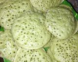 Foto langkah ke 5 dari resep Serabi Pandan Kuah Kinca Durian.