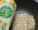 A picture of step 2 of Maggi Masala Chat.