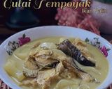 Gambar langkah 5 resipi Gulai Tempoyak Ikan Patin.