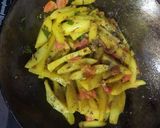 A picture of step 3 of Garlic Potato Wedges.