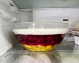 A picture of step 14 of Colorful Fruit Panna Cotta.