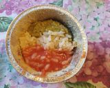 Foto del passaggio 3 della ricetta Risotto Europeo Bandiera Italiana