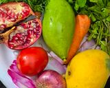 A picture of step 1 of Totapuri Mango Salsa : super quick and easy recipe.