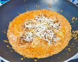 A picture of step 5 of Stuffed tomato curry.