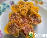 รูปขั้นตอนการทำที่ 4 ของ ขนมจีบหมู