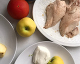 Foto del paso 1 de la receta: Ensalada con pollo para niños