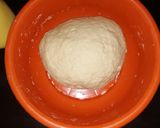 A picture of step 2 of Layered chapati with kamande (one tree.