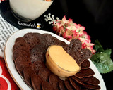 عکس مرحله 4 از دستور پنکیک کاکائویی با بیسکوئیت پتی بور🥞