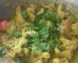 A picture of step 4 of Phulkofi roast/ cauliflower roast.