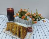 A picture of step 7 of Chicken pattice.